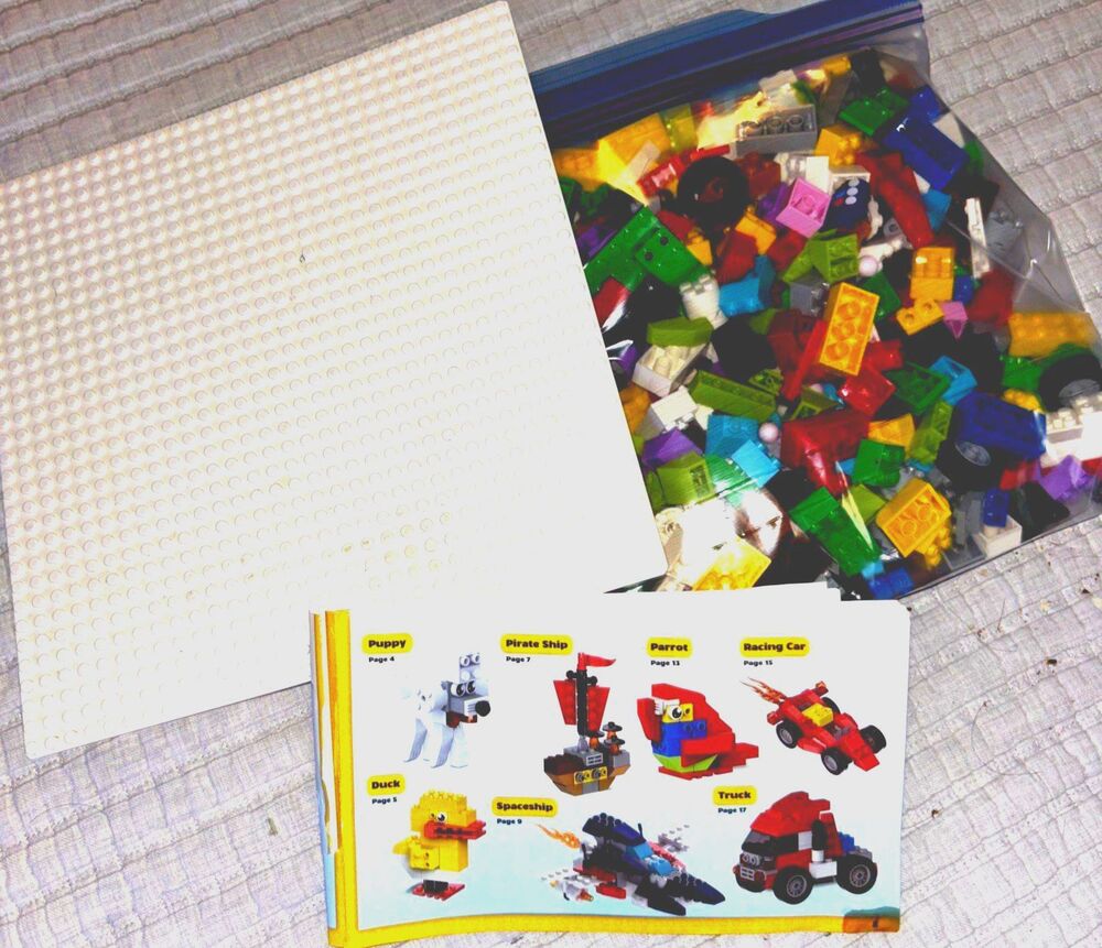 Bundle Of Lego Pieces and Parts Lot -2.5 LBS Block Parts and Building Baseplates